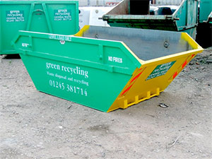 Skips for bulk glass collections