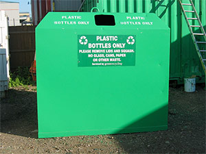 plastic bottle bank