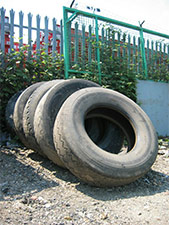 waste tyres